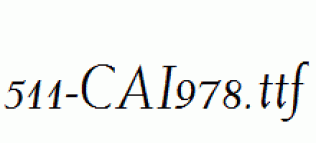 fonts 511-CAI978.ttf