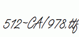 fonts 512-CAI978.ttf