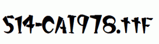 fonts 514-CAI978.ttf