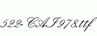 fonts 522-CAI978.ttf
