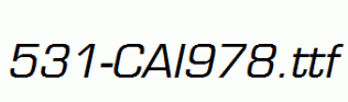 fonts 531-CAI978.ttf