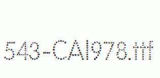 fonts 543-CAI978.ttf