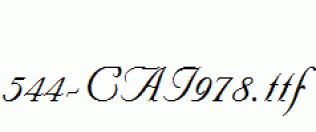 fonts 544-CAI978.ttf