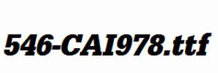 fonts 546-CAI978.ttf