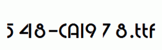 fonts 548-CAI978.ttf