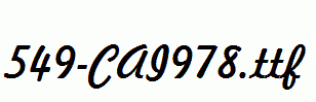 fonts 549-CAI978.ttf
