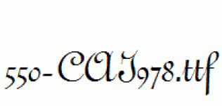 fonts 550-CAI978.ttf