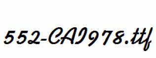 fonts 552-CAI978.ttf