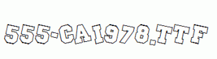 fonts 555-CAI978.ttf