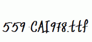 fonts 559-CAI978.ttf