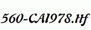 fonts 560-CAI978.ttf