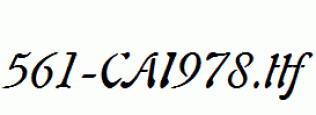fonts 561-CAI978.ttf