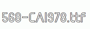 fonts 568-CAI978.ttf