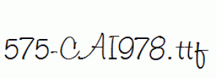 fonts 575-CAI978.ttf