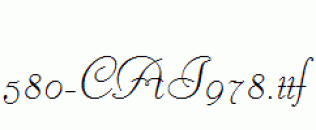 fonts 580-CAI978.ttf