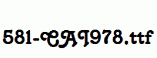 fonts 581-CAI978.ttf