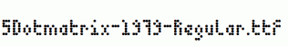 fonts 5Dotmatrix-1979-Regular.ttf