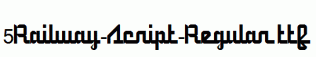 fonts 5Railway-Script-Regular.ttf