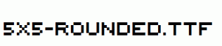 fonts 5x5-rounded.ttf