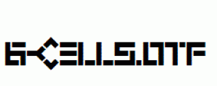 fonts 6-Cells.otf