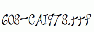fonts 608-CAI978.ttf