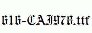 fonts 616-CAI978.ttf