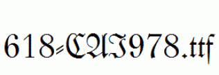 fonts 618-CAI978.ttf