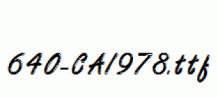 fonts 640-CAI978.ttf