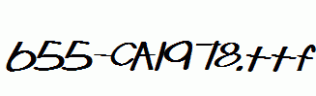 fonts 655-CAI978.ttf