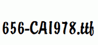 fonts 656-CAI978.ttf