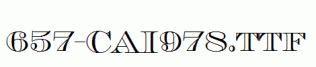 fonts 657-CAI978.ttf