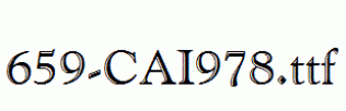 fonts 659-CAI978.ttf
