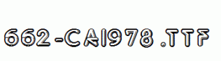fonts 662-CAI978.ttf
