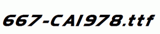 fonts 667-CAI978.ttf