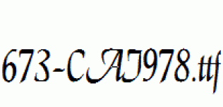 fonts 673-CAI978.ttf