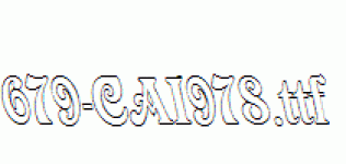 fonts 679-CAI978.ttf