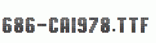 fonts 686-CAI978.ttf