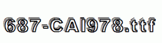 fonts 687-CAI978.ttf