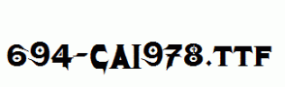 fonts 694-CAI978.ttf