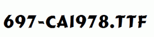 fonts 697-CAI978.ttf