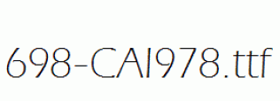 fonts 698-CAI978.ttf