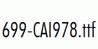 fonts 699-CAI978.ttf