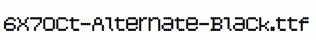 fonts 6x7oct-Alternate-Black.ttf