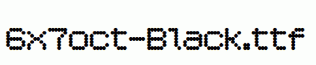 fonts 6x7oct-Black.ttf