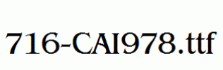 fonts 716-CAI978.ttf