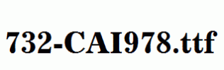 fonts 732-CAI978.ttf