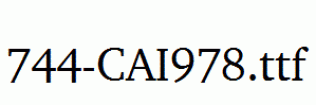 fonts 744-CAI978.ttf