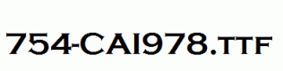 fonts 754-CAI978.ttf