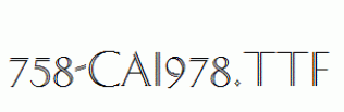 fonts 758-CAI978.ttf