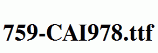 fonts 759-CAI978.ttf